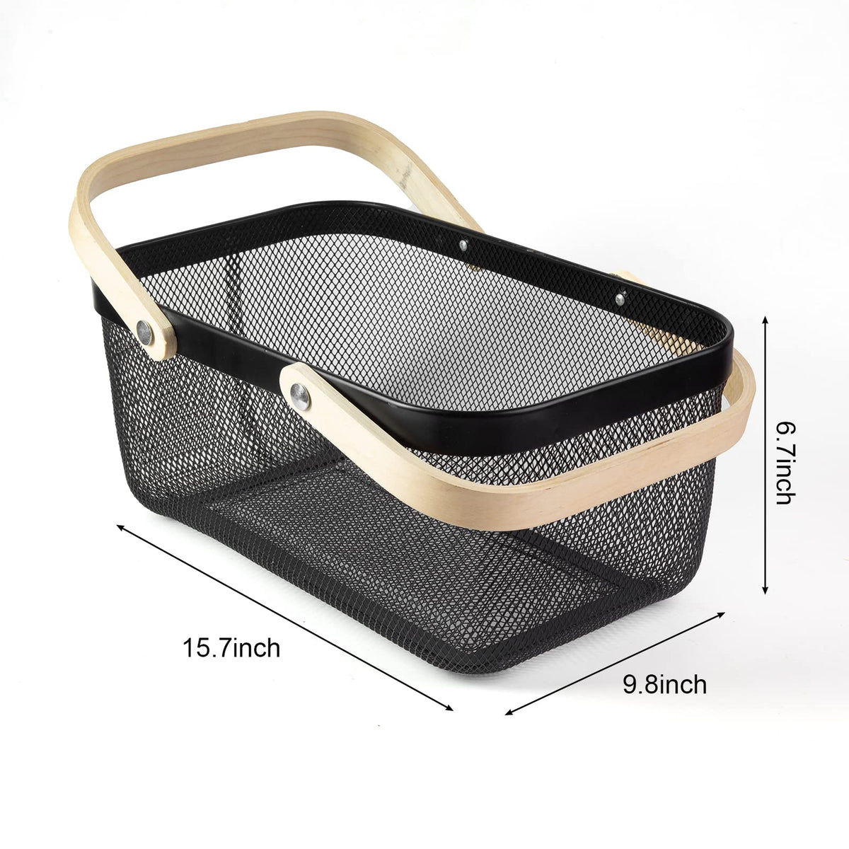 MACOIOR foldable handles basket for daily use and portability.