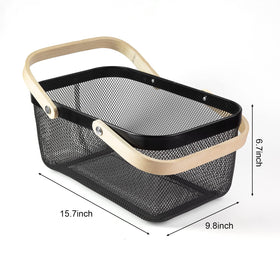 MACOIOR foldable handles basket for daily use and portability.