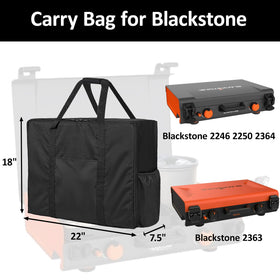 MACOVO bag with side pocket open for propane tanks and quick access