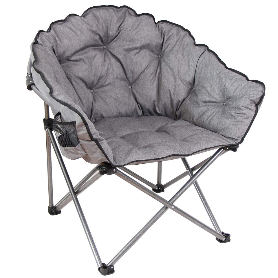 MacSports C932S-129 padded cushion open chair ready for outdoor lounging