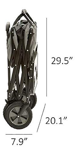 Mac Sports heavy duty frame supporting gear and bulky loads