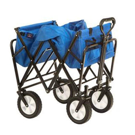 MacSports wagon features two mesh cup holders for beverages