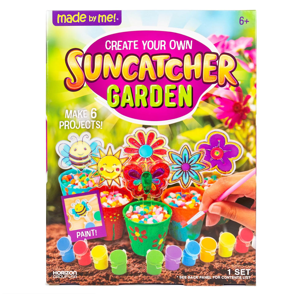 Made By Me suncatcher garden bee, bright indoor window decor catching sunlight