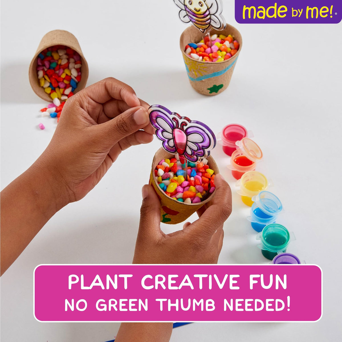 Made By Me suncatcher garden flower-2, ideal for color-mixing and play