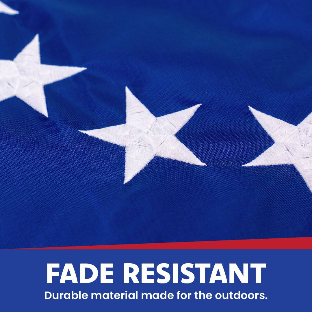 Sewn-stripes Betsy Ross flag design ensuring reliable longevity from Made in USA Flags Co.