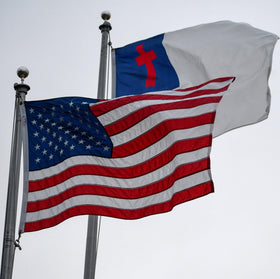 Made in USA Flags Co 3x5 Christian Flag ideal for church events and holidays