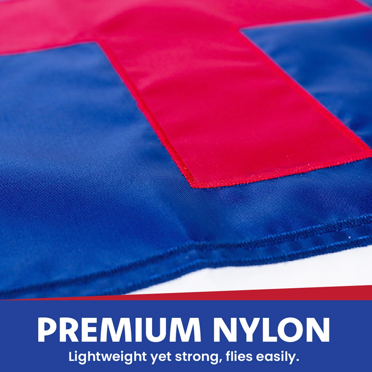 Made in USA Flags Co 3x5 Christian Flag fade-resistant color with SolarMax nylon