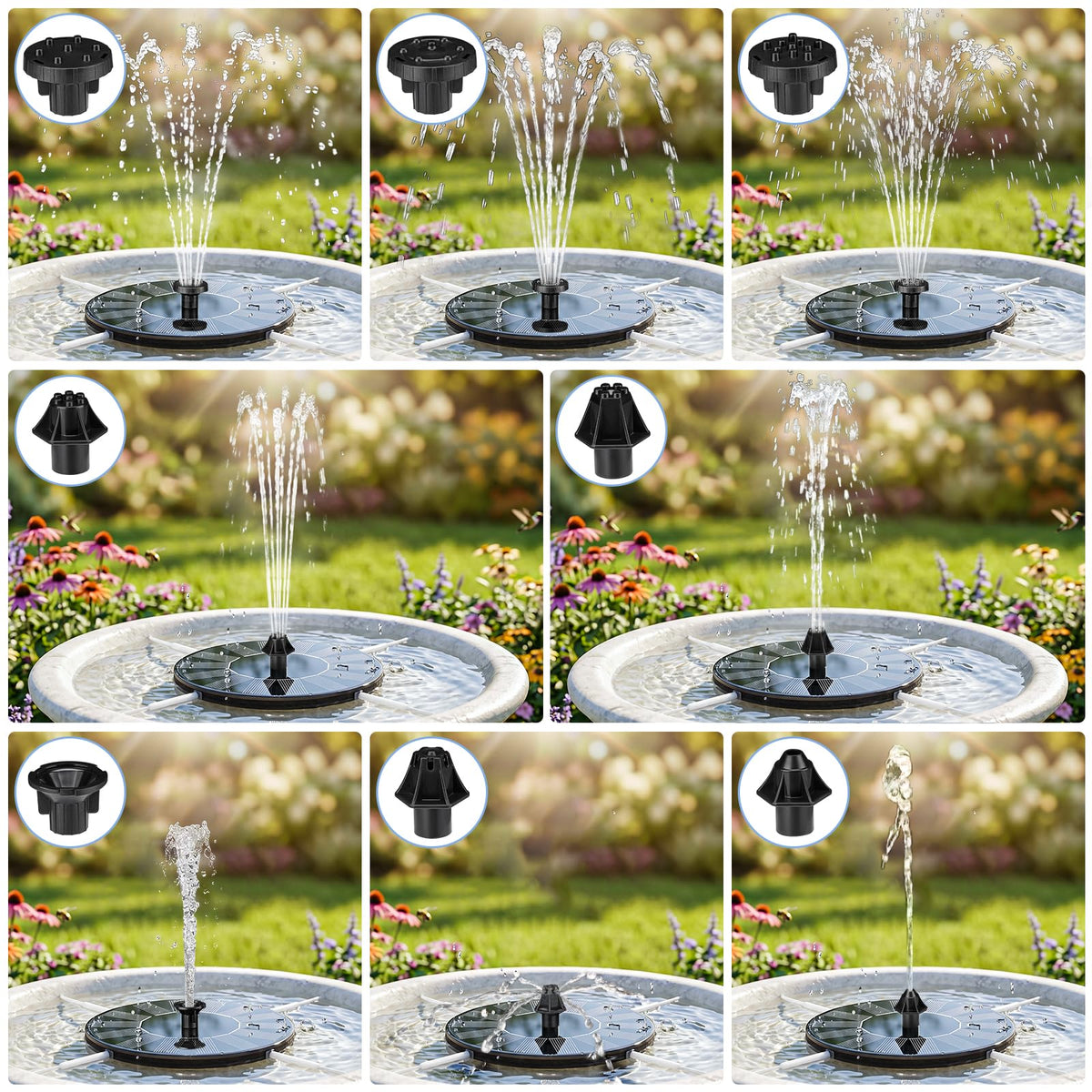 Mademax outdoor water feature suitable for garden ponds and pools.