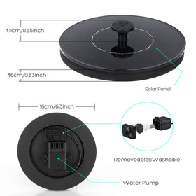 Mademax fountain installation in a pond or pool for decorative water movement.