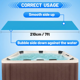 MADHOLLY 16mil thick bubble blanket for superior heat retention and durability