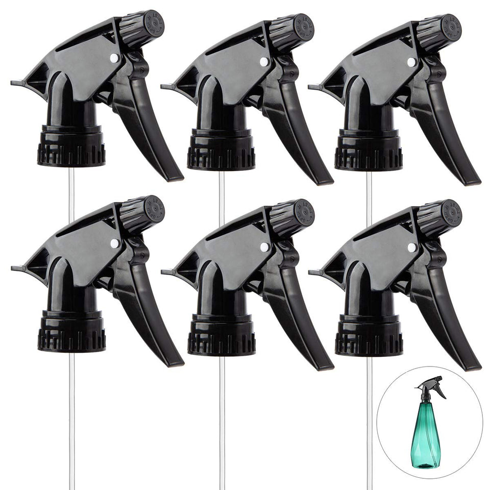 MADHOLLY 6pcs spray nozzle set with six heads for versatile mist or stream.