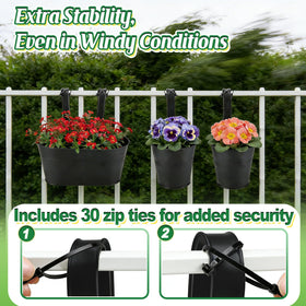 MADHOLLY sturdy hooks enable quick, secure mounting