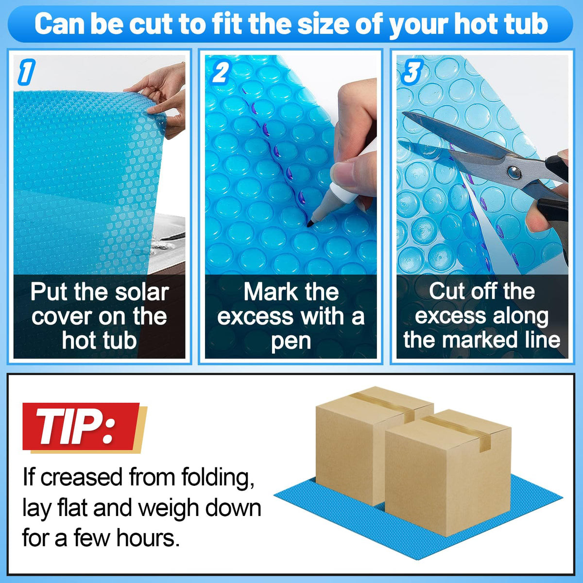 MADHOLLY heat retention blanket helps warm water efficiently