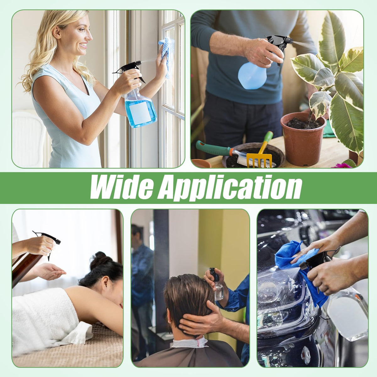 MADHOLLY versatile sprayer for plants, cleaners, hair products, and more.
