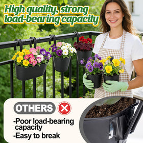 MADHOLLY zip ties help reduce planter movement in wind