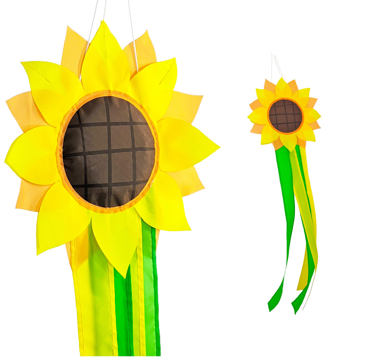 Madrona Brands sunflower windsock outdoors 42inch vibrant design for lively yard decor