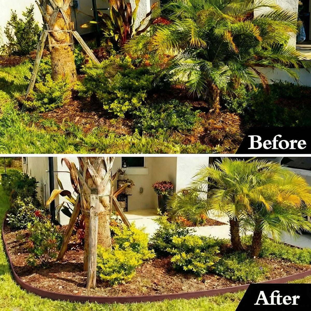 Maebeacae brown edging blends with landscapes for natural, seamless appeal
