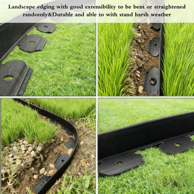 Maebeacae edging adapts to irregular garden shapes