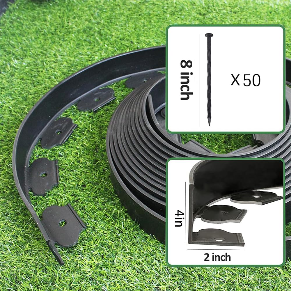 Maebeacae garden edging demonstrates flexible curves for custom beds