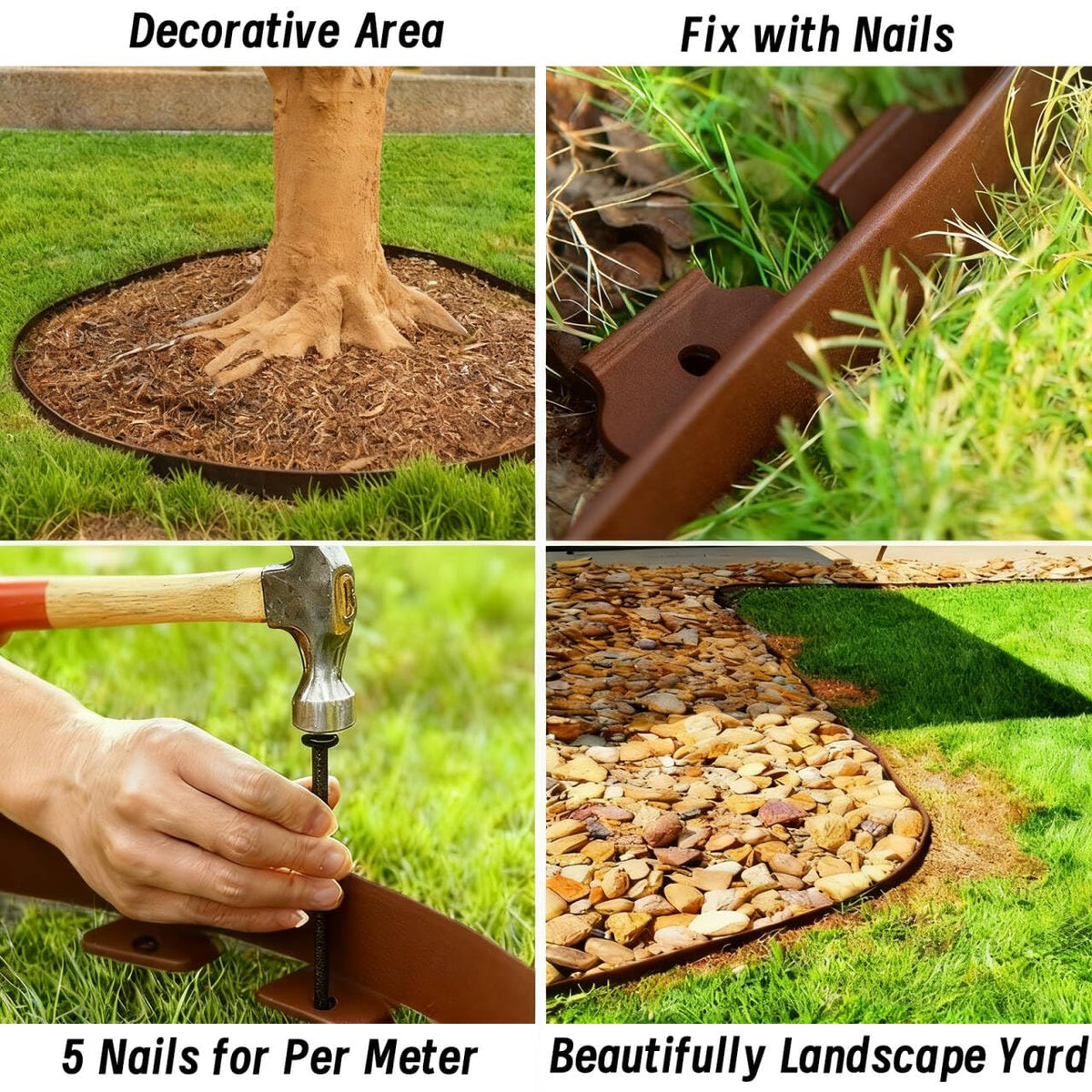 Maebeacae weather-resistant edging withstands sun and snow for lasting borders