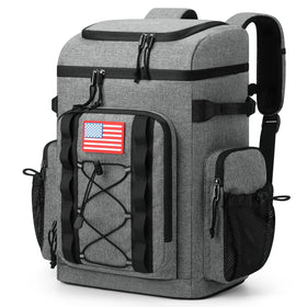 Maelstrom Backpack Cooler front view shows spacious main compartment for lunches