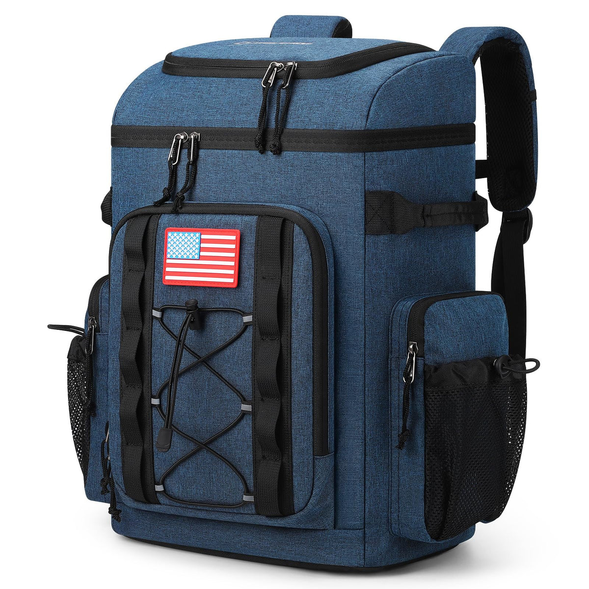 Maelstrom Backpack Cooler main compartment shows spacious capacity for meals and drinks.
