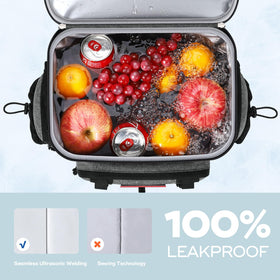 Maelstrom Backpack Cooler open compartments for snacks and utensils