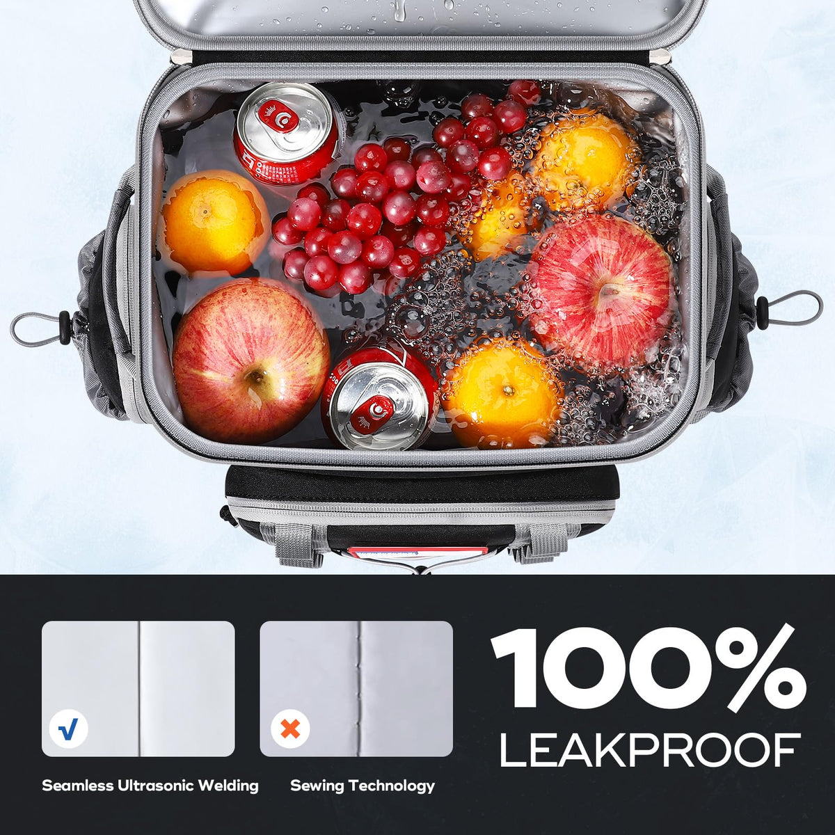 Maelstrom Backpack Cooler open interior reveals insulated lining for long-lasting cold or warmth.