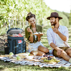 Maelstrom Backpack Cooler beach-ready setup for picnics and hikes