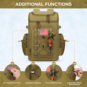 Maelstrom side pockets hold bottles for easy access