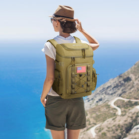 Maelstrom stretch strap and bottle opener add comfort and convenience