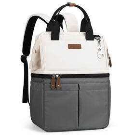 Maelstrom cooler backpack dual-deck design keeps dry items organized for versatile use.