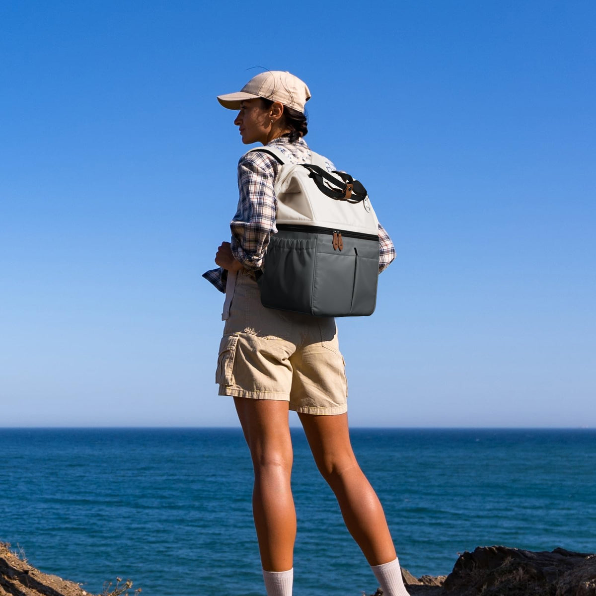 Maelstrom cooler backpack durable nylon exterior suitable for rugged outdoor tasks.
