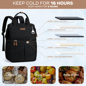 Maelstrom Cooler Backpack front pocket for snacks and gadgets