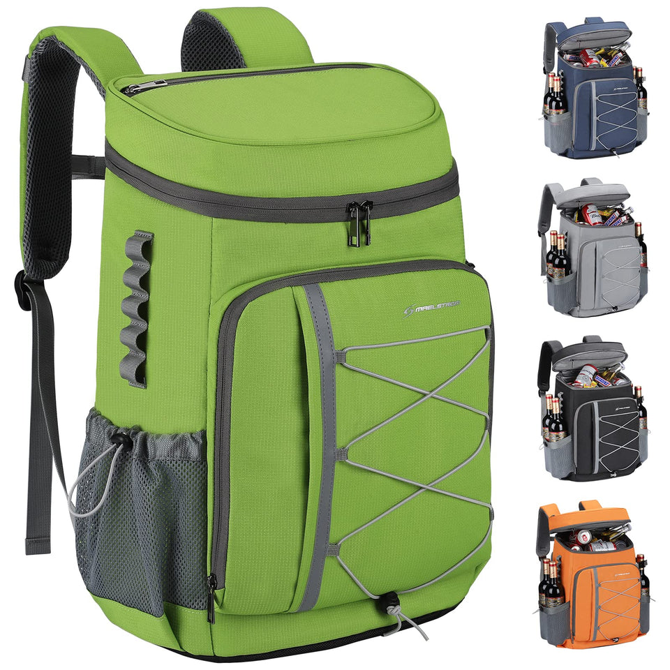 Maelstrom cooler backpack main compartment spacious for cans and snacks