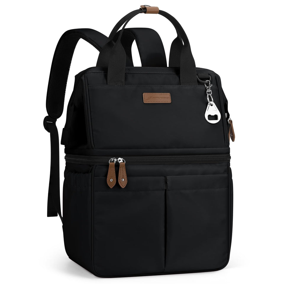 Maelstrom Cooler Backpack top view showing compact design for travel days
