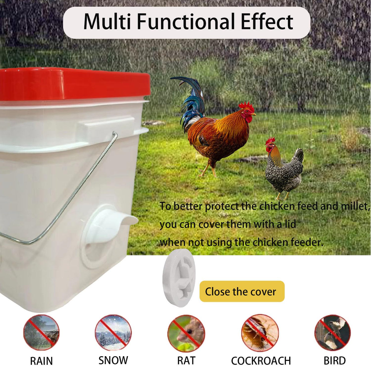 mafone compatibility with buckets troughs and bins expands feeding options
