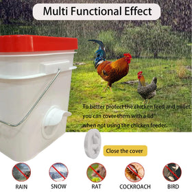 mafone compatibility with buckets troughs and bins expands feeding options
