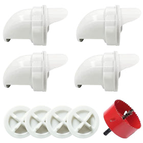 mafone diy chicken feeder ports visible for mess-free feeding in the coop