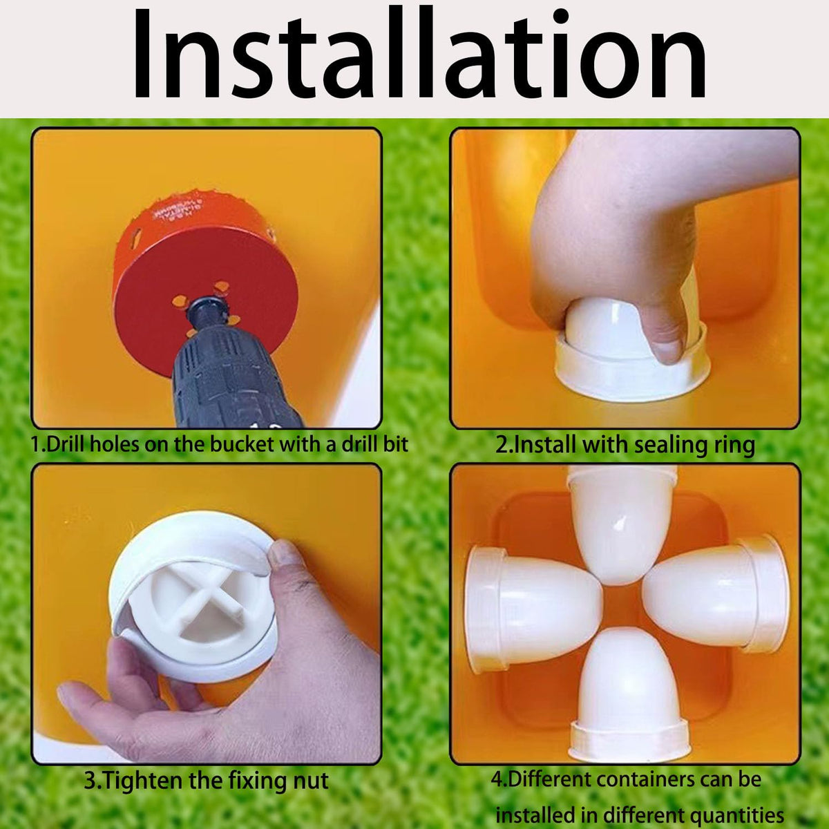 mafone no-waste design minimizes spillage and keeps grain cleaner