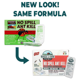 Maggie's Farm MAKS001 ant killer syrup application guides placement along trails.