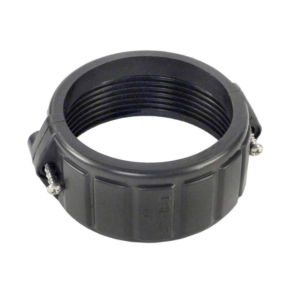Magic Plastics 0121109020 pump union split nut secures spa connections with a tight, leak-free fit.