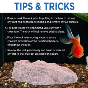 Magic Tank Rock suits tanks up to 750 gallons while boosting clarity