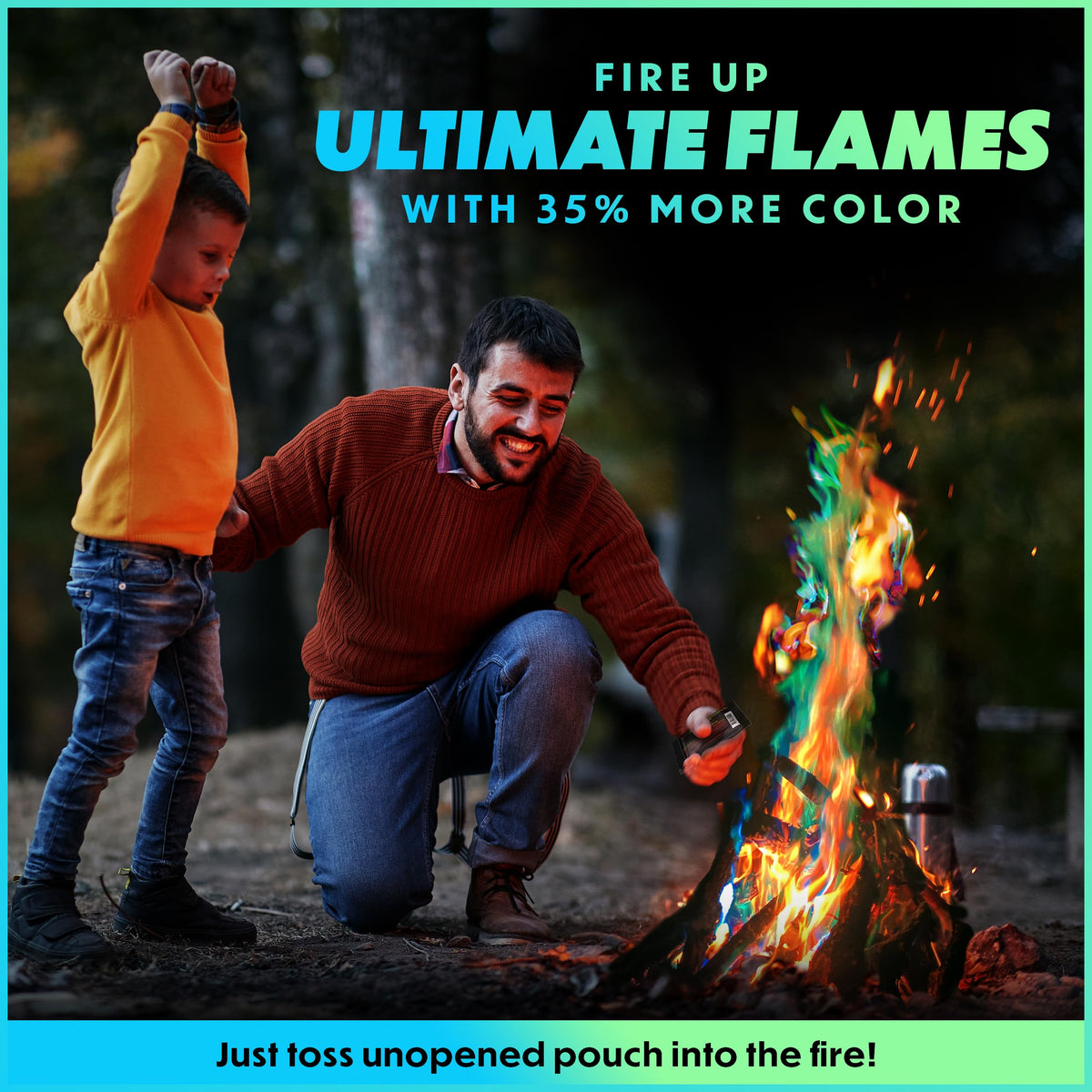 Magical Flames vibrant flames dance to create a captivating outdoor ambiance