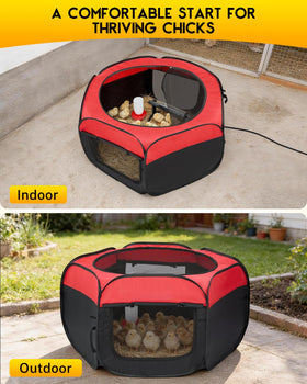 Magicfly waterproof floor pad helps keep the space dry during use.