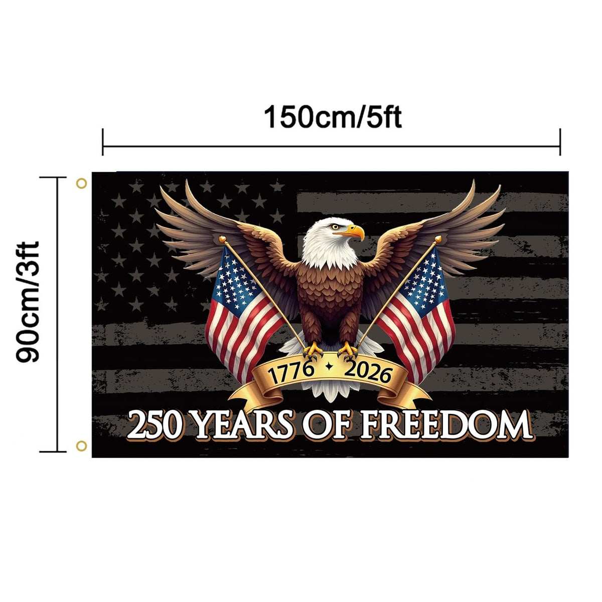 MAGJIUKE 1776-2026 banner features eagle motif for commemorative use