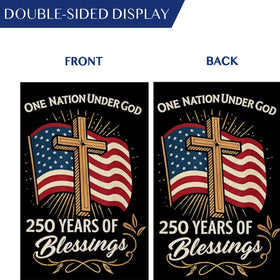 MAGJIUKE flag celebrates 250 Years of Blessings with Americana flair.
