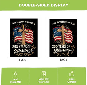 MAGJIUKE durable burlap garden flag withstands outdoor conditions while colors stay vibrant.