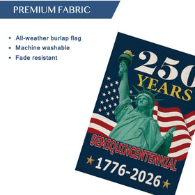 MAGJIUKE navy blue background flag highlights bold red white and gold accents