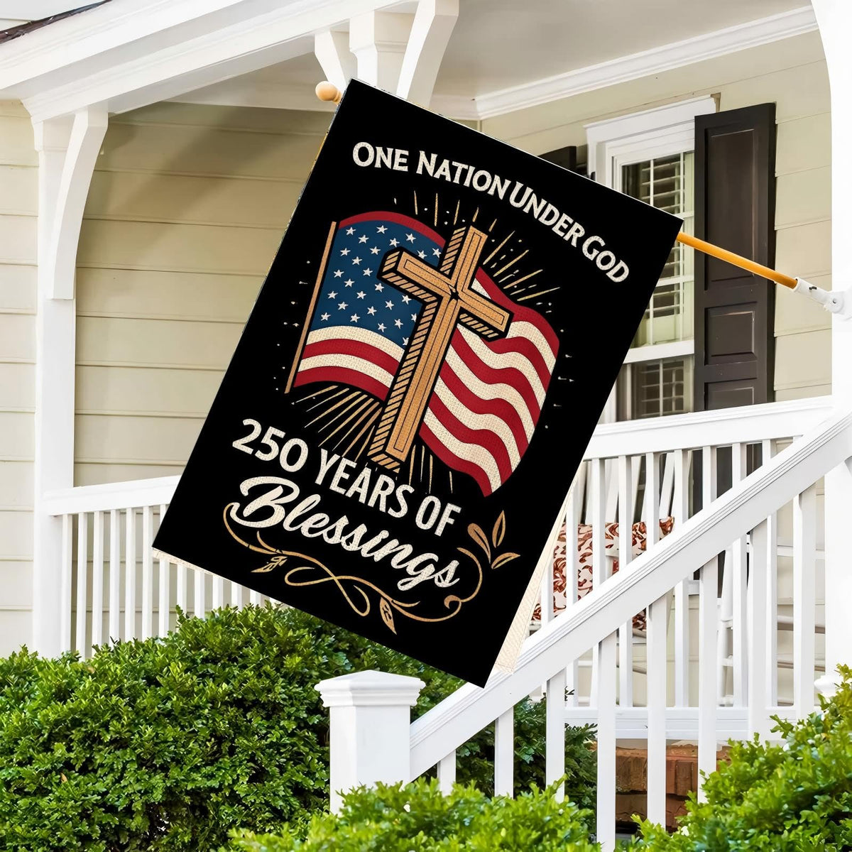 MAGJIUKE 28x40 inch flag suits patios, porches, and lawn borders.